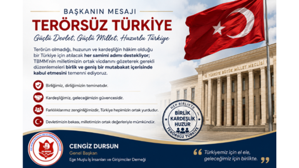 TERORSÜZ TÜRKİYE