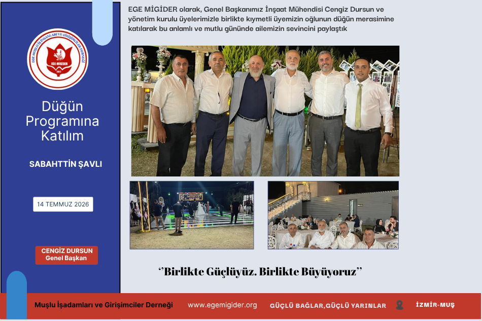 Düğün Programına Katılım