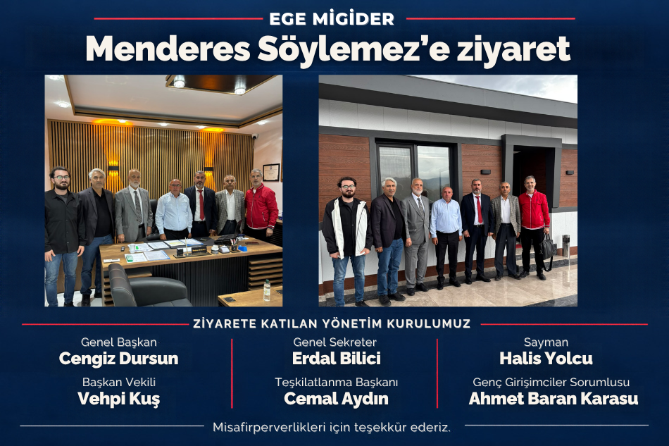 Hemşerimiz Menderes Söylemez'e Ziyaret